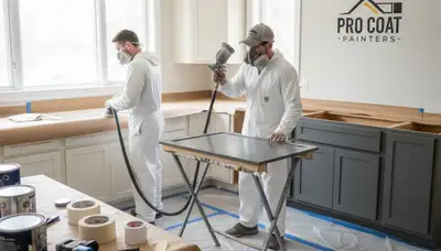 Cabinet painting in Lakeland, FL for durable, fresh-looking cabinets built for humidity.