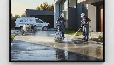 Concrete pressure cleaning service in Lakeland, FL for driveways, patios, and walkways