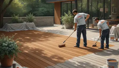 Deck painting service in Lakeland, FL for sun- and rain-resistant outdoor wood protection