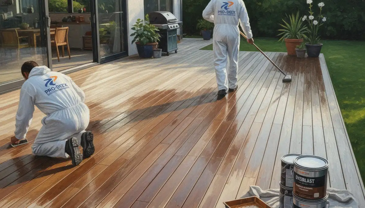 Deck painting service in Lakeland, FL for durable outdoor wood protection and curb appeal
