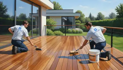 Deck sealing service in Lakeland, FL protects wood from rain, humidity, and sun