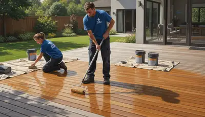 Deck sealing service in Lakeland, FL protecting wood from sun, rain, and humidity