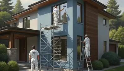 Exterior house painting in Lakeland, FL by Lakeland Paint Pros for durable curb appeal and weather protection