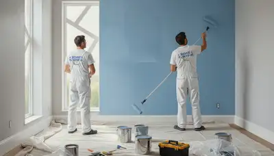 Interior house painting in Lakeland, FL by Lakeland Paint Pros, a professional painting service.