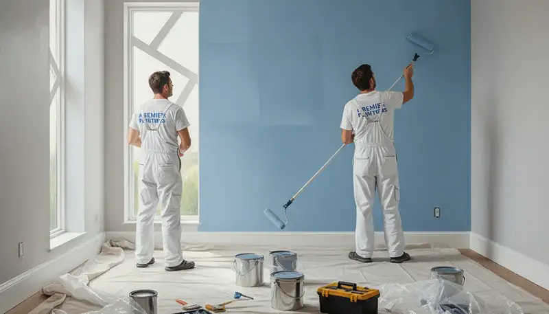 Interior house painting in Lakeland, FL by Lakeland Paint Pros, a professional painting service.