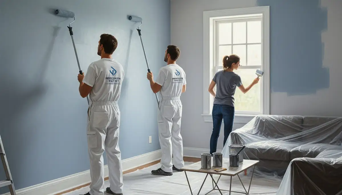 Interior house painting in Lakeland, FL by Lakeland Paint Pros for a fresh, durable finish