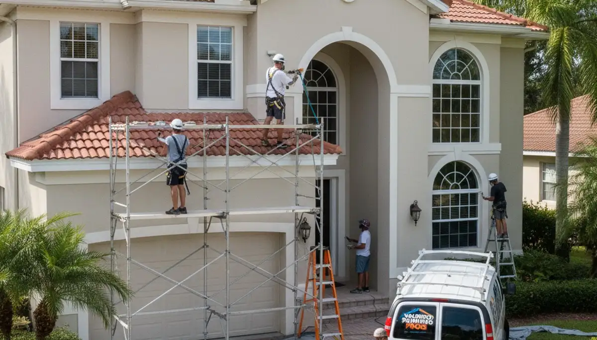 Lakeland, FL painters providing professional interior and exterior painting services